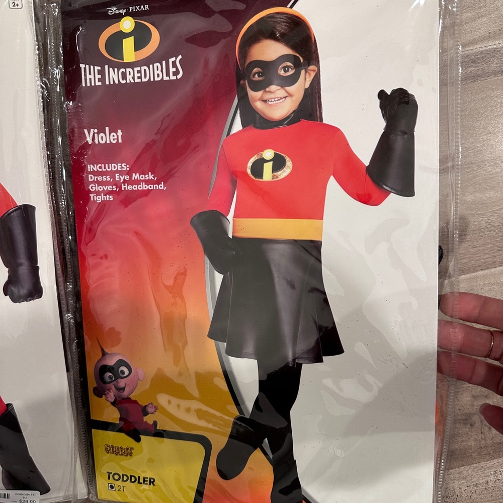Girls Toddler Incredible’s Violet Costume